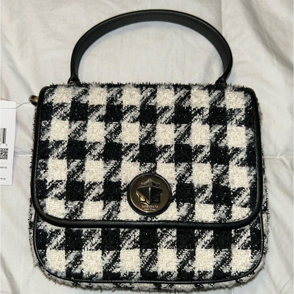 Kate Spade Natalia Houndstooth Square Crossbody